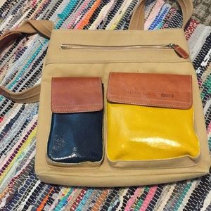 Fossil Crossbody canvas purse